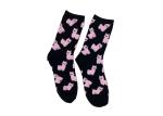 Cute Alpaca Pink Womens Fancy Socks Ankle Boot Socks For Women