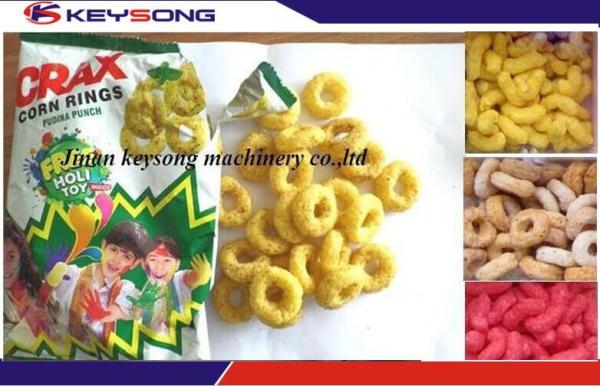 Crispy Puff Corn Rice Snacks Making Machine Double Screw Extrusion 380v 53kw