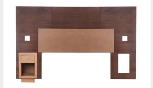 Wholesale wood veneer king headboard with night stand,casegoods,king headboard HD-0061 from china suppliers