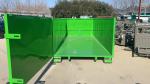 Roro Bin Hook Lift Bin Reinforced Cor Ten Steel For Agriculture Demolition