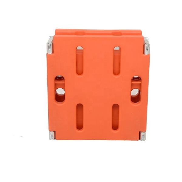 CE Certified Four Folded Patient Transfer Spine Board Stretcher for First-Aid