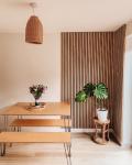 Fireproof Interior Wall Decorative Ash Wooden Acoustic Panel Easy To Install