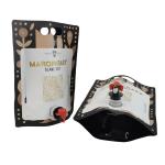 Double Bottom Stand Up Pouch Foil Pouch With Valve carbonated Drink Packaging