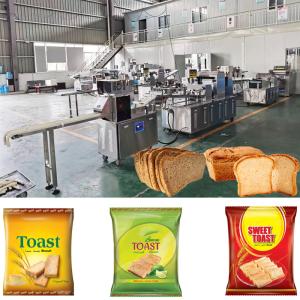 Wholesale Loaf Toast Production Line Rusk Biscuit Zwieback Dry Toast Ropes Forming Machine from china suppliers