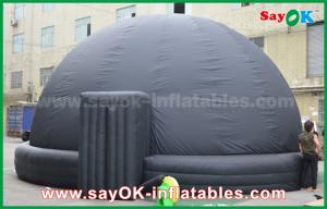Wholesale 6m DIA Black Mobile Inflatable Planetarium Dome Projection Tent With Air Blower from china suppliers