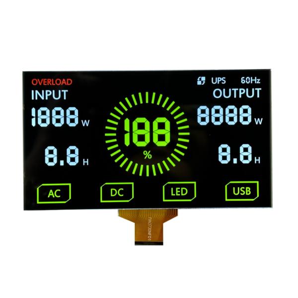 Quality Negative VA 12 O' CLOCK Transmissive Outdoor Mobile Power Customizable LCD for sale