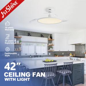 Wholesale Ultra-Thin Smart LED Ceiling Fan Light 3 Color Led Light White Modern from china suppliers