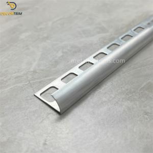 Wholesale Round Edge Tile Trim Metal Trim On Tile 10mm×24.9mm/2500mm from china suppliers