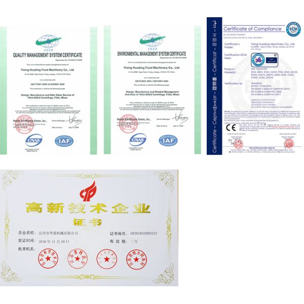 Customized Disc Stack Separator Bowl Centrifuge 4000rpm - 10000rpm