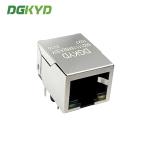 DGKYD59211118AB2A3DY1027 PA46 Housing 8P10C 21.15mm RJ45 Modular Jack With LED