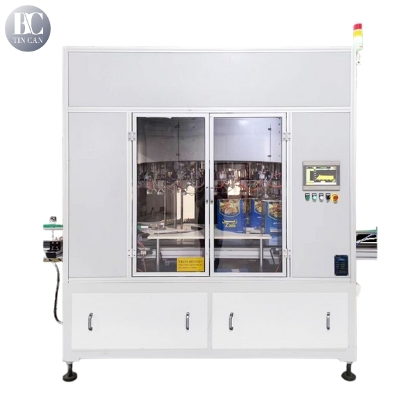 Automatic Pail Making Machine 37CPM UN Tinplate Materials Combinated Flanging Sealing Machine