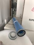 PTFE Polyester Pleated Air Filter Cartridge For Industrial Dust Collection