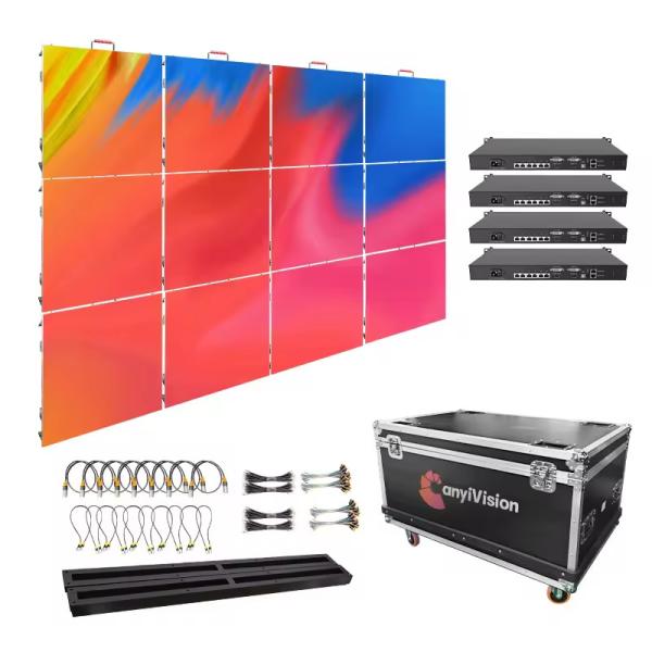P3.91 indoor led display 500*500mm digital poster led video wall advertising