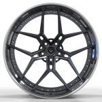 2-pieces alloy wheels deep concave forged wheels for Ferrari