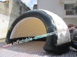6m Cube Inflatable Party Tent , Half Moon Building For Commercial