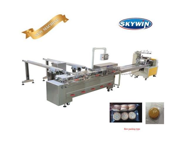 100-1300sandwiches/Min Ice Cream Biscuit Sandwiching Machine With Packing