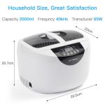 Portable Vegetable And Fruit Cleaner Ultrasound Washing 2500ml Tank With Degas