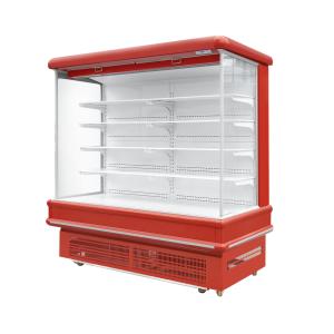 Wholesale Green &amp; Health Remote System Multideck Open Chiller 380V / 220 Voltage With LED Lights from china suppliers