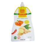 OEM low price wholesale juice liquid food stand-up pouches with plastic mouth