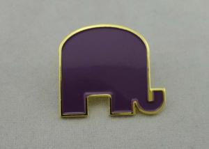 Wholesale Elephone imitation hard enamel Brass die stamped Gold plating Lapel Pin from china suppliers