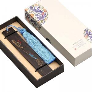 Wholesale lid and base bookmark gift box  two pieces rigid bookmark paper box from china suppliers