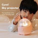 New Cute Dinosaur Sky projection Night Light Rotating Music box Projector USB