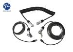 M12 IP68 5 7 Pin Rear View Camera Cable With PU Jacket