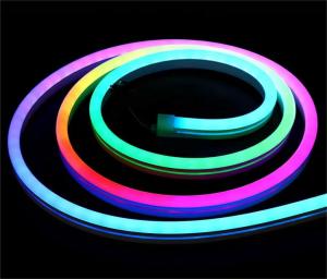 Wholesale Flexible 6 X 12 RGB Neon Light 12V Flex Silicone Tube Neon LED Strip Light For Bedroom Living Gaming Room from china suppliers