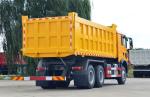 Used 10 Tires Tipper Truck 6.3 Meters Box 400hp Howo TX7 Front Lifting 12-Speed