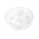 Transparent PET Multi-Function Rotating Storage Organizing Boxes Plastic on Sale