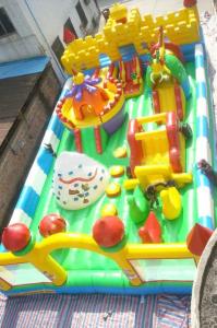Wholesale Plato PVC Inflatable Theme Parks Bouncy Castles Inflatable Amusement Park from china suppliers