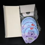38mic 7.4cm Foil Yogurt Lids Recyclable Anti Acid For Plastic Cup Retain