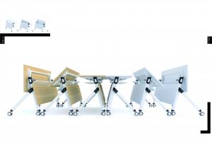 Wholesale Folded Stackable Meeting Chairs And Desk For Seminar Room from china suppliers