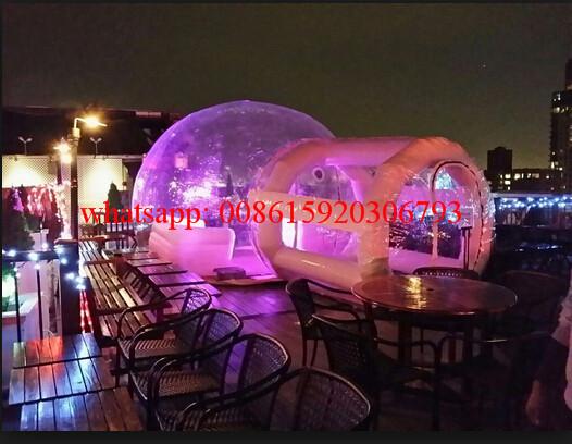 inflatable crystal bubble tent , inflatable clear dome tent, clear plastic tent