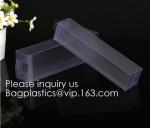 pvc box Clear PVC box with foil stamping Alternatives to acrylic box pvc box