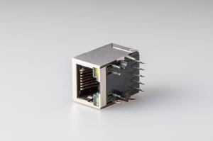 Wholesale 21.6L RJ45 Female Connector Side Enter With Shield 10P Jack Network Socket from china suppliers