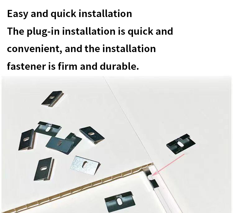 Contemporary Design PVC Plastic Ceiling Buckle Plate For Rural Ceiling Installation