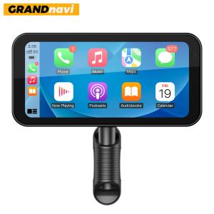 Wholesale GRANDnavi 6.25Inch Motorcycle Portable Navigation Device Waterproof IPX7 Linux System BT DVR from china suppliers