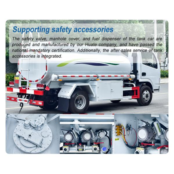 High Horsepower Latest Type Mini Truck with Custom 6000 Liters Fuel Tank in Small Size Design