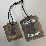 Printing Name Logo Paper Garment Hangtag Labels Clothing Hang Tags With String