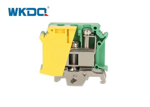 JUISLKG 35 Compact Universal Electrical Terminal Block Yellow Green Color