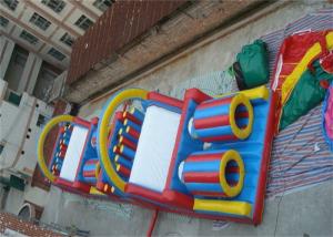 Wholesale Giant Adult Inflatable Obstacle Course / Moon Bounce Obstacle Course Rental from china suppliers