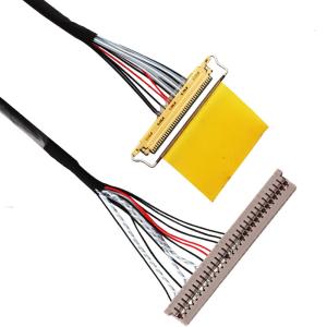 Wholesale 0.5mm LVDS LCD Cable I-Pex 20453-240t To Hirose Df14-30s-1.25c Connector from china suppliers