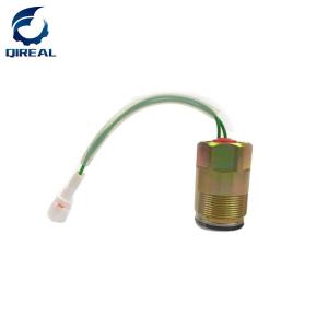 Wholesale Excavator hydraulic pump solenoid valve SK200-1 SK200-6 Main Pump Valve K3V112 Solenoid Valve 2436R884F1 MC609-7421120 from china suppliers