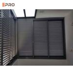Exterior Roller Shutter Anodised 4mm Aluminium Louver Window