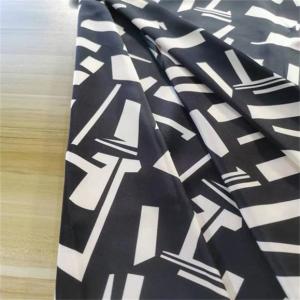 China 95gsm Satin Chiffon Polyester Fabric , Spandex Polyester Fabric Printed on sale