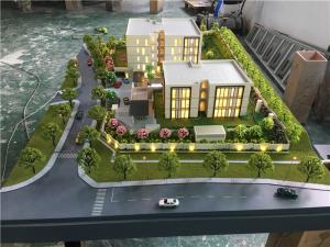 Wholesale 3d Residence Real Estate Model , Miniature Building Model With Trees Material from china suppliers