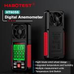 HT605S Digital Anemometer Air Flow Wind Speed Meter LCD Backlight Professional 3