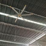 Restaurant Ceiling Fan Mounting 5.0m 16FT BLCD Motor HVLS Ventilator for Large