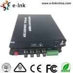 FC Connector AHD CVI TVI Over Fiber Converter Wall Mounted / Rack Mounted